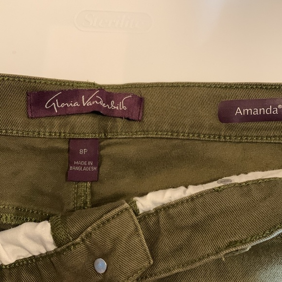Gloria Vanderbilt Olive Green Pants - Picture 2 of 4